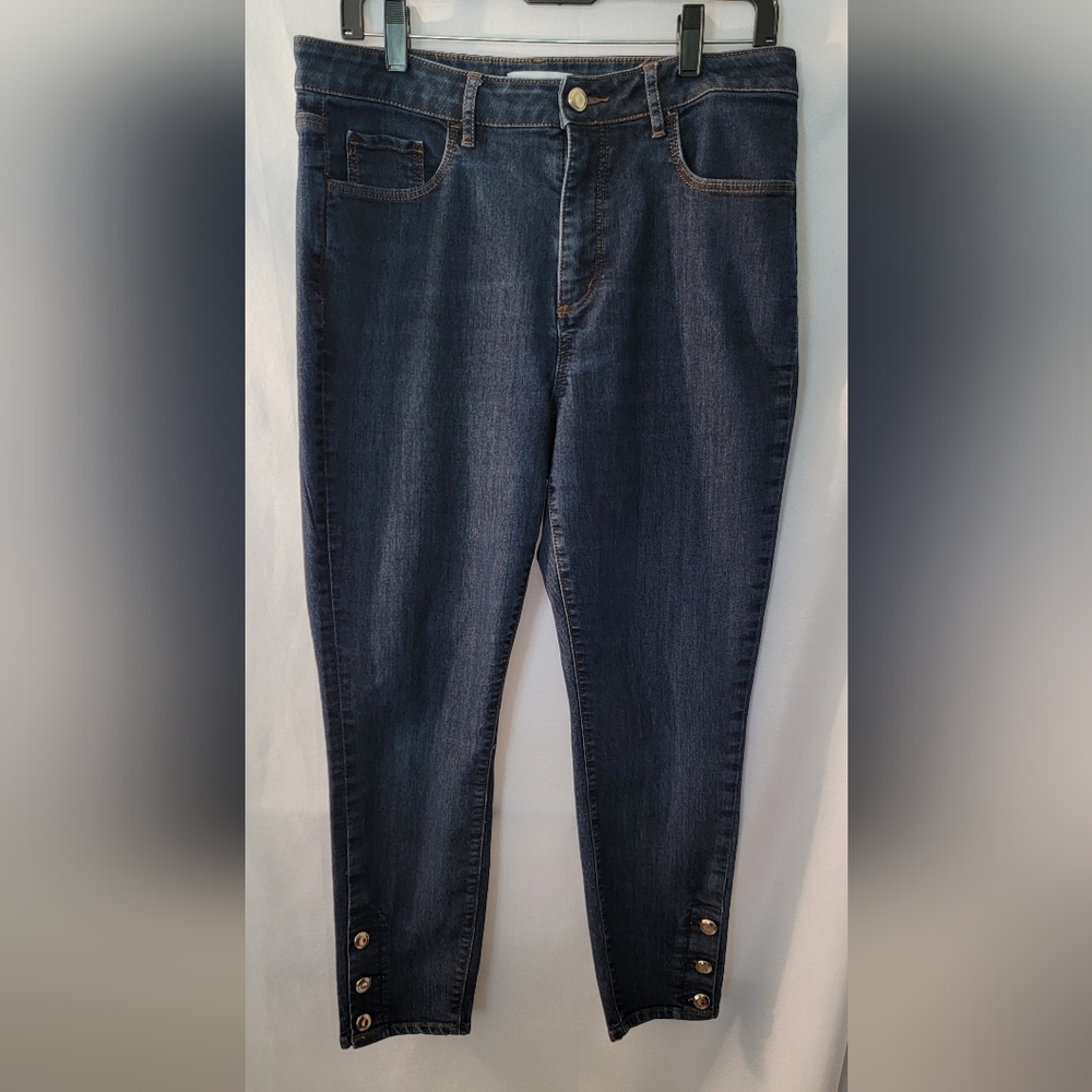 LOFT Curvy Skinny Cropped Jeans Size 30/10